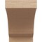 Ekena Millwork 4in. W x 6in. H x 24in. L Moab Woodgrain TimberThane Rafter Tail, Primed Tan RFTUR04X06X24MOARCPR - alternate 3